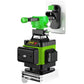 Professional Green Laser Level, 360° Self-Leveling Cross Line Laser Level Tool for Tiling, Construction & Home Renovation