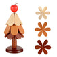 🎄 LIMITED‑TIME 50% OFF! 🔥 Natural Wooden Tree Trivets for Hot Dishes – Festive, Foldable, Durable ✨