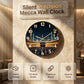 🎉 2026 Sale — Over 34,000 Sold! 🕰️ Creative Wooden Silent Wall Clock – 12-Inch Mecca Design 🌙