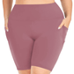 🔥 LIMITED TIME 50% OFF! ✨ Women's High-Waist Workout Shorts – Moisture-Wicking, Tummy Control & 2 Pockets 🏃‍♀️