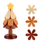 🎄 LIMITED‑TIME 50% OFF! 🔥 Natural Wooden Tree Trivets for Hot Dishes – Festive, Foldable, Durable ✨