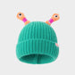 🔥 Venta del viernes negro 50% de descuento 🤖 Invierno Parent-Child lindo sombrero de tejido monstruo brillante