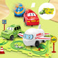 🎁 [Mejor regalo para niños] 🚗Juego de juegos de coches de pista de rompecabezas educativos para niños