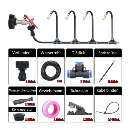 🌱 LIMITED-TIME 50% OFF! 💧 Automatic Garden Irrigation System – 360° Adjustable, Misting, Water-Saving, Complete Set ✨
