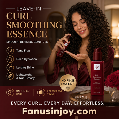 🌹 LIMITED-TIME 50% OFF! ⚡ Nourishing Leave-In Hair Smoothing Essence – Silky, Light, Fragrant ✨