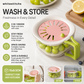 🍓 LIMITED‑TIME 50% OFF! ⚡ 2 in 1 Draining Basket with Lid – Wash, Drain & Store ✨