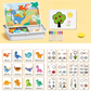 🧩 60% DE DESCUENTO ! 🎨 Puzzles Magnéticos de Vestir - Doble Cara, Educativo y Portátil para Viajes ✨🧒
