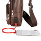 🎉 2026 Sale — Over 49,000 Sold! 😎 Men's Multifunctional High-Quality Leather Chest Bag – Sleek & Adjustable 🎒