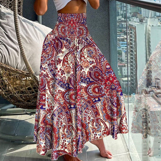 👗 LIMITED-TIME 50% OFF! ✨ Women's High-Waisted Floral Skirt – Lightweight, 4 Colors, M-2XL 💐