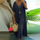 👗 LIMITED-TIME 50% OFF! ✨ Women's Casual Long Dress – V-Neck, Loose, Flowy 🌾