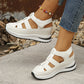 👡 LIMITED-TIME 50% OFF! ✨ Hollow Out Sneaker Sandals – Air Cushion, Thick Sole, Adjustable ✨