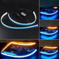 💡 LIMITED‑TIME 50% OFF! ⚡ 2 Pcs Flexible Car LED Flow Signal Light – Waterproof Dual‑Color, Self‑Adhesive 12V Strip ✨