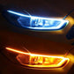 💡 LIMITED‑TIME 50% OFF! ⚡ 2 Pcs Flexible Car LED Flow Signal Light – Waterproof Dual‑Color, Self‑Adhesive 12V Strip ✨