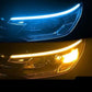 💡 LIMITED‑TIME 50% OFF! ⚡ 2 Pcs Flexible Car LED Flow Signal Light – Waterproof Dual‑Color, Self‑Adhesive 12V Strip ✨