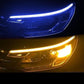 💡 LIMITED‑TIME 50% OFF! ⚡ 2 Pcs Flexible Car LED Flow Signal Light – Waterproof Dual‑Color, Self‑Adhesive 12V Strip ✨