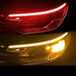 💡 LIMITED‑TIME 50% OFF! ⚡ 2 Pcs Flexible Car LED Flow Signal Light – Waterproof Dual‑Color, Self‑Adhesive 12V Strip ✨