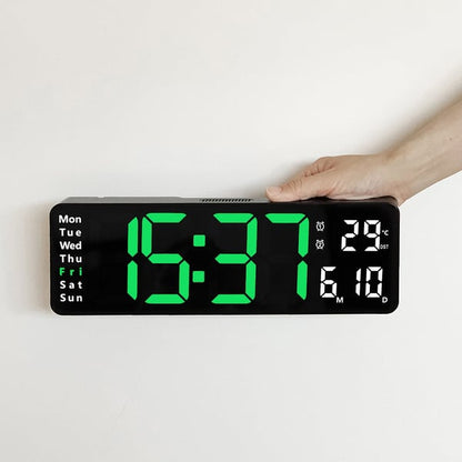 🎉 2026 Sale — Over 31,000 Sold! 💞 16" Large Digital Clock with Temperature, Date, Auto DST, Night Light, Auto Brightness Dimmer