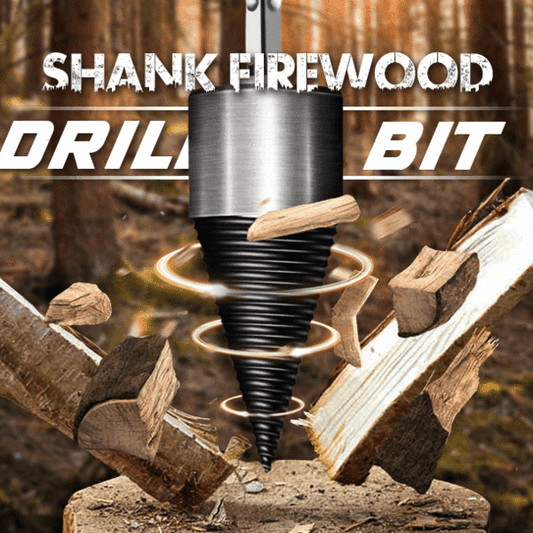 🪵 LIMITED-TIME 50% OFF! 💥 Professional Firewood Auger Drill Set – High-Carbon Steel, Splits Logs Fast, Back-Saving ✨