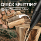 🪓 LIMITED-TIME 50% OFF! ✨ Electric Drill Wood Splitter – Time-Saving, Sturdy Steel, Portable 🪵