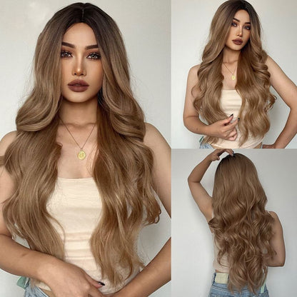 💎 50% OFF! 💎 Gorgeous Fluffy Long Curly Wig – Heat-Resistant, Adjustable & Ultra-Natural Look 💇‍♀️