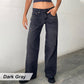 👖 LIMITED-TIME 50% OFF! ✨ Women's Low-Rise Straight Jeans – Pockets, Stretch, Versatile 🌿
