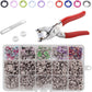 ✂️ LIMITED‑TIME 50% OFF! ⚡ DIY Button‑Sewing Kit – Rust‑Proof Copper Snaps, Hand Plier, Multi‑Colour ✨