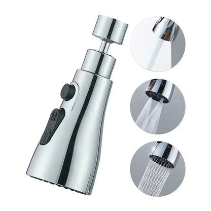 💧 LIMITED-TIME 50% OFF! ✨ 360° Rotating Faucet Sprayer – Multi-mode, High-pressure, Water-saving 🧼