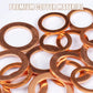 🔧 LIMITED‑TIME 50% OFF! ✨ 100/200 PCS Copper Flat Washer Assortment Kit – Corrosion‑Resistant, Sealing, Convenient ✨