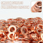 🔧 LIMITED‑TIME 50% OFF! ✨ 100/200 PCS Copper Flat Washer Assortment Kit – Corrosion‑Resistant, Sealing, Convenient ✨