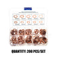 🔧 LIMITED‑TIME 50% OFF! ✨ 100/200 PCS Copper Flat Washer Assortment Kit – Corrosion‑Resistant, Sealing, Convenient ✨