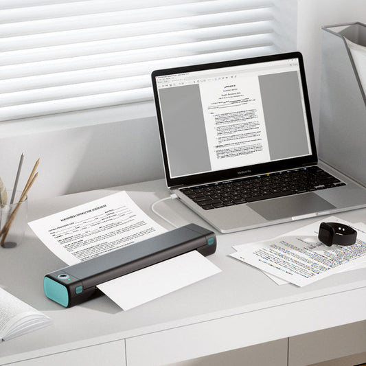 💎 70% OFF! 💎 D810 Portable Wireless Thermal Printer – Bluetooth, US Letter Size (8.5"x11"), Perfect for Tattoo Studios & Offices 🖨️📱