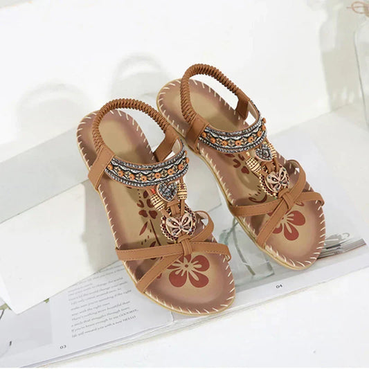 💎 60% OFF! 💎 Bohemian Orthopedic Sandals – Arch Support, Non-Slip Sole & Barefoot Comfort for All-Day Wear 🌈👣