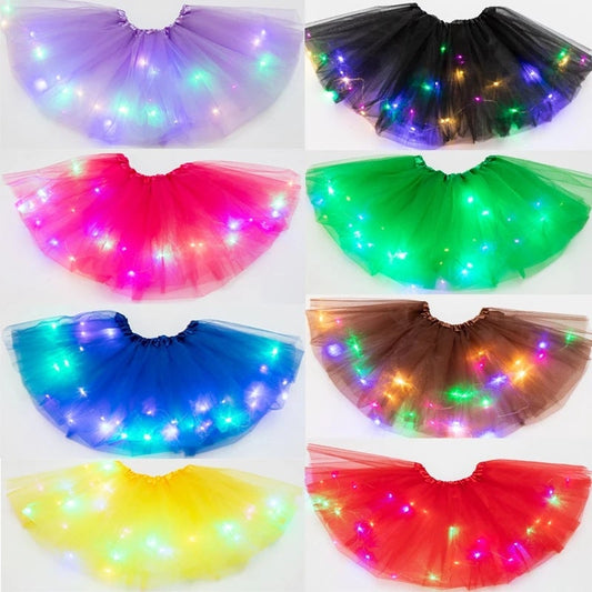 🔥Oferta Express🔥Vestido de tutú LED mágico y luminoso