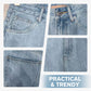 🩳 LIMITED-TIME 50% OFF! ✨ Women's High-Waist Denim Shorts – Loose Fit, 4 Pockets, 3 Colors ☀️