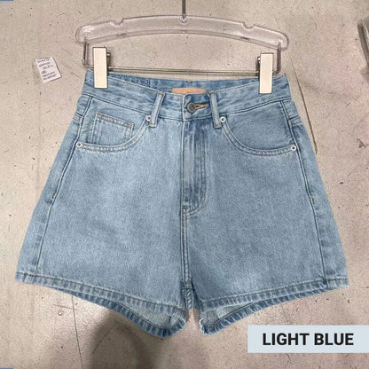 🩳 LIMITED-TIME 50% OFF! ✨ Women's High-Waist Denim Shorts – Loose Fit, 4 Pockets, 3 Colors ☀️