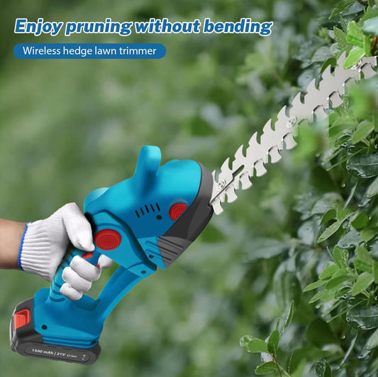 ✂️ LIMITED-TIME 50% OFF! ✨ Cordless Handheld Hedge Clippers – Lithium, 2-in-1, Lightweight 🌿