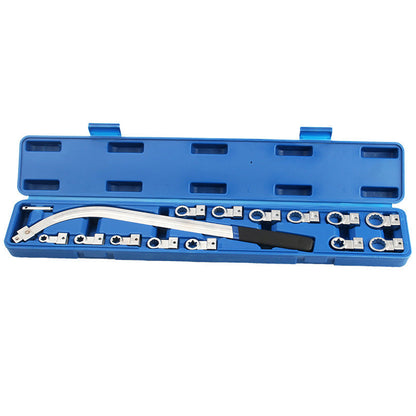 🔧 LIMITED-TIME 50% OFF! ✨ Replaceable-Head Belt Wrench Set – Portable, Sturdy, Multi-use 🚗