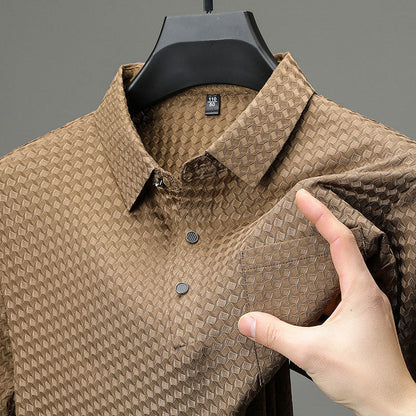 🎉 2026 Sale — Over 50,000 Sold!👕Men's Textured Short Sleeve Shirt