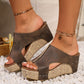 💎 -50% ON WEDGE SANDALS! 💎 Studded Details, Orthopedic Support & Breathable for All-Day Comfort ✨