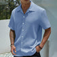 👔 LIMITED-TIME 50% OFF! 💥 Men's Textured Button Front Shirt – Premium Fabric, Tailored Fit, Versatile Style ✨