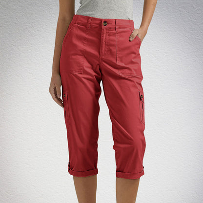 🎉 2026 Sale — Over 156,000 Sold! 🩳 Women’s High-Elasticity Multi-Pocket Casual Shorts – Breathable & Versatile 🌿