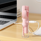 🌀 LIMITED-TIME 50% OFF! ✨ Portable Rechargeable Handheld Misting Fan – Nano-Mist, 4 Speeds, Type-C, Quiet