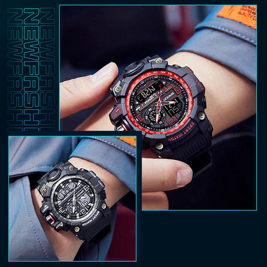 ⌚ LIMITED TIME 60% OFF! 💦 Men's Fashion Multifunctional Waterproof Luminous Watch – 50M, Shockproof, Night Vision 🌃
