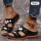 Women's Comfortable Open-Toe Platform Slippers