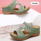 Women's Comfortable Open-Toe Platform Slippers