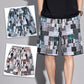 🩳 LIMITED-TIME 50% OFF! ✨ Men's Casual Color-Block Shorts – Bold Panels, Elastic Waist, Breathable 🔥