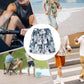 🩳 LIMITED-TIME 50% OFF! ✨ Men's Casual Color-Block Shorts – Bold Panels, Elastic Waist, Breathable 🔥