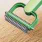 🐾 LIMITED-TIME BUY 1 GET 1 FREE! ✨ Stainless Steel Pet Comb – Double-Sided, Shedding & Detangling, Massage 🐶