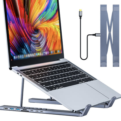 💎 -50% ON 8-IN-1 USB-C DOCKING STATION! 💎 4K HDMI, Laptop Stand & Fast Charging Hub💻❄️