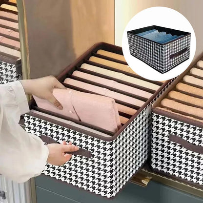 🔥 54% OFF! 👖 Foldable Jeans Organizer for Closet – Save 60% Space & Find Pants in 1 Second! 🏠